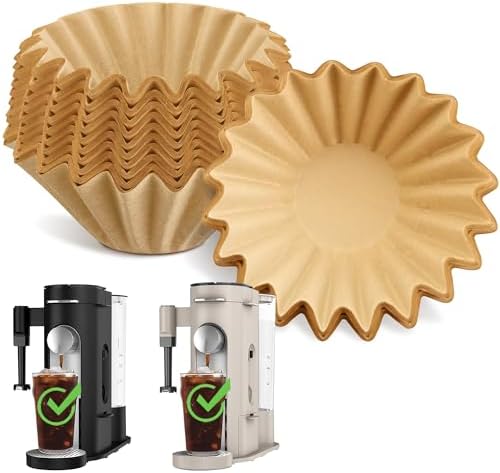 Disposable Coffee Paper Filters for Ninja Pod & Grounds Specialty Single-Serve Coffee Maker, 150 Pcs Coffee Filter Compatible with Ninja PB051 PB041 Coffee Maker - Thumbnail 2