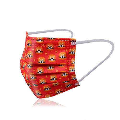 Review Of perfectCOCO 50 PCS Children's Face Shield 3Ply Face Bandanas, Dustproof Face Covering Cart...
