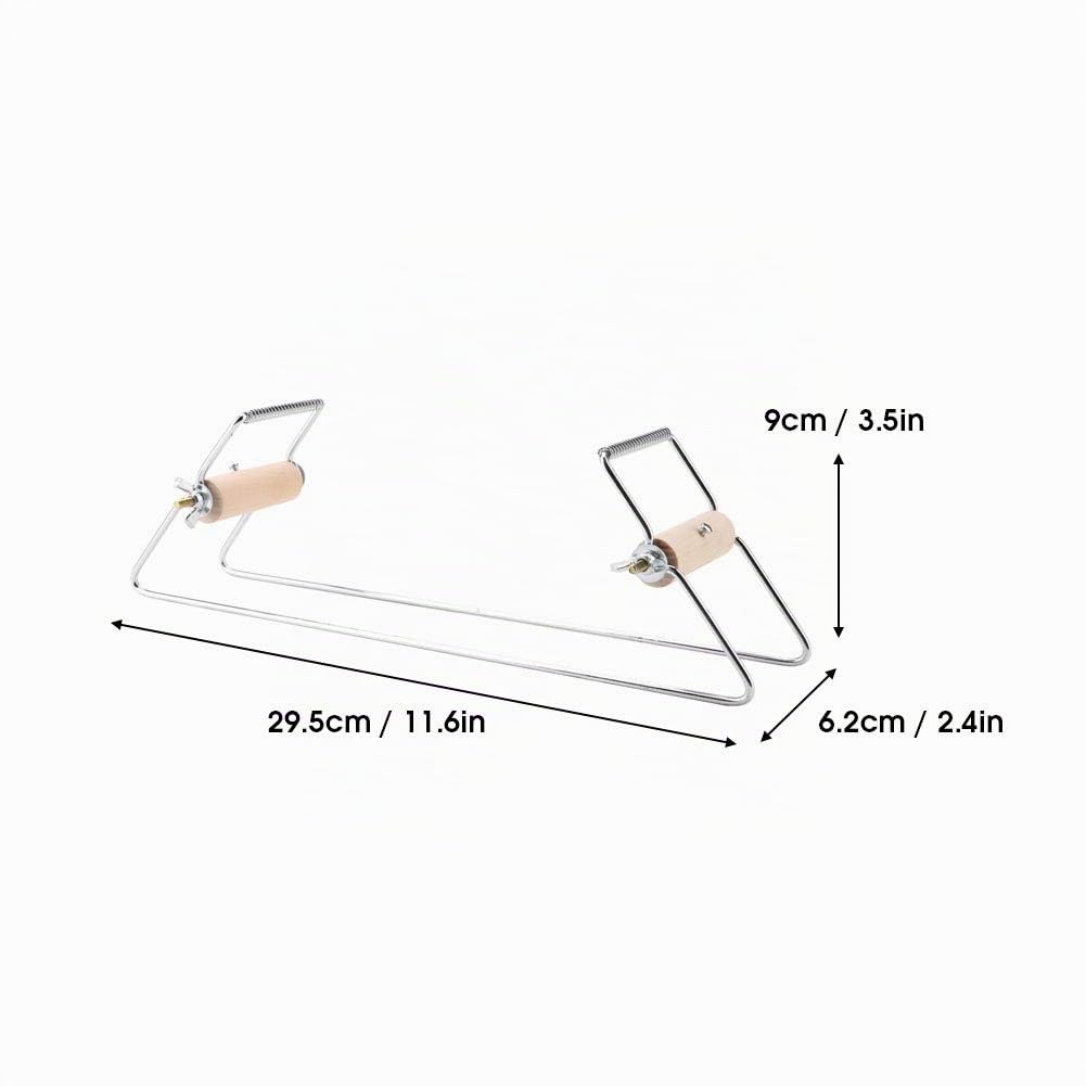 Telar de cuentas, telar de cuentas de madera de acero inoxidable para principiantes, incluye tejido, collares, pulseras, collares, pulseras, manualidades, plata