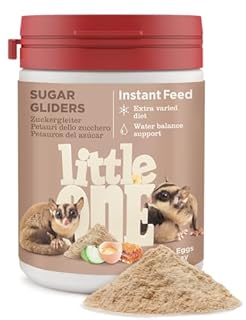 Little One Sugar Gliders | 100 g | Alimento istantaneo per petauro dello zucchero | Con miele e frutta