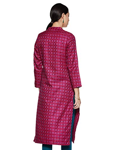 Image of Indigo by Clarks Women's Acrylic Straight Winter Kurta