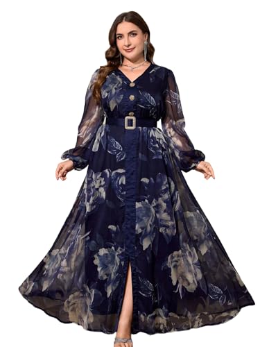 Image of TOLEEN Women's Plus Size Sequin Dress Luxurious Style Formal Cocktail Evening Party Maxi Dresses