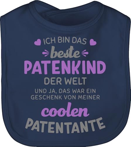 Baby Lätzchen - Patentante - Ich bin das beste Patenkind der Welt...