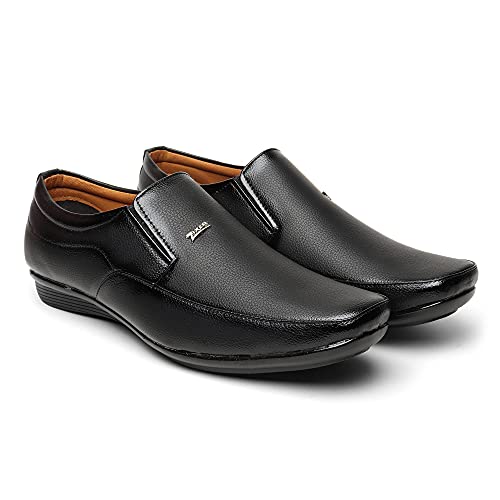 Image of Zixer Synthetic Leather Mens Formal Shoes || Office Formal Shoes Men Stylish|| Formal Shoes for Men Leather Look Slip On