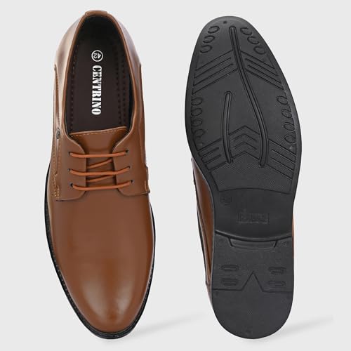 Image of Centrino Formal Shoe for Men | Soft Cushioned Insole for All-Day Comfort | Stylish & Elegant Design | Perfect for Office, Business Casual & Formal Attire 7663
