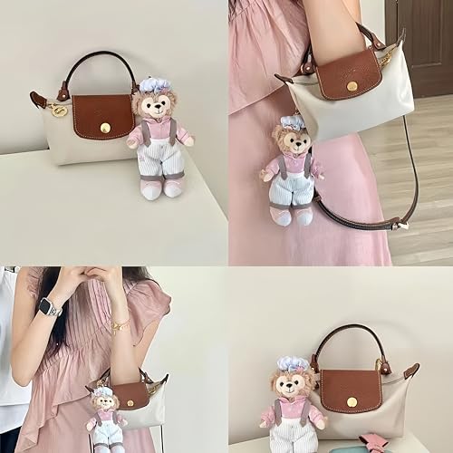 Image of Leather Purse Straps Replacement Crossbody Adjustable Shoulder Strap, Purse Accessories Bag Strap for Mini Tote Bags (Brown)