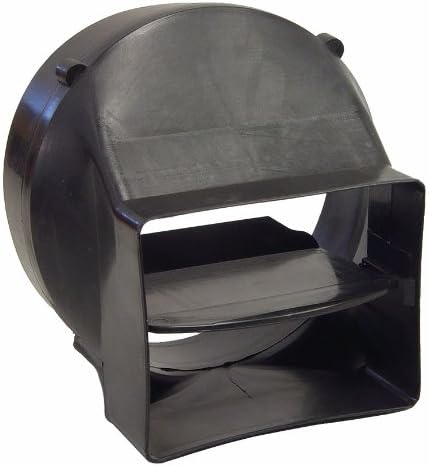 Round Exhaust Ventilation Duct with Backdraft Damper (6-inch)