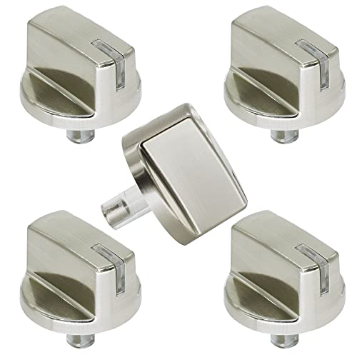 5 Pack AEZ73293801 Burner Control Knob Assembly Replacement Compatible with lg Range/Stove Gas Cooktop Burner Knob Replace Part EBZ60710601 2025031 AH3639420 EA3639420 AP5594929 PS3639420
