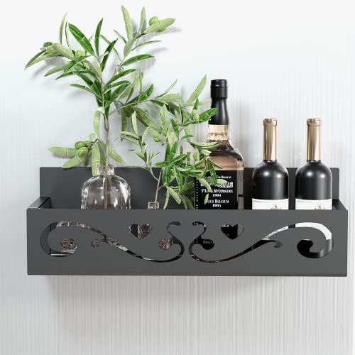 Adwolt 𝟒 𝐏𝐚𝐜𝐤 Magnetic Spice Rack For Refrigerator,Metal Moveable Fridge Strong Magnetic Spice Shelves Kitchen Organization And Storage Space Saver For Refrigerator,Oven,Washing Machine #TOP6