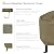 Sunnydaze Heavy-Duty Weather-Resistant Round Fire Pit Cover with Drawstring and Toggle Closure, Khaki PVC, 60 Inch Diameter