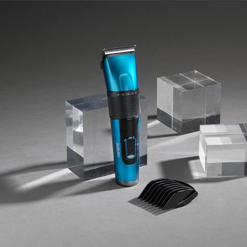 BaByliss Japanese Steel Haarschneider – Lithium-Akku, 160 Minuten Laufzeit, 3 Stunden volle Ladezeit, inklusive Hartschalenkoffer, Schwarz, E990E