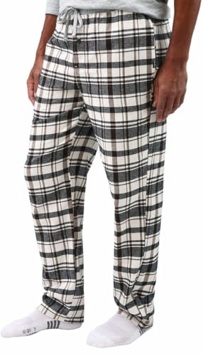 Eddie Bauer Men's Flannel Pajama Pants - 2 Pack Cotton Plaid Pants with Side Pockets4