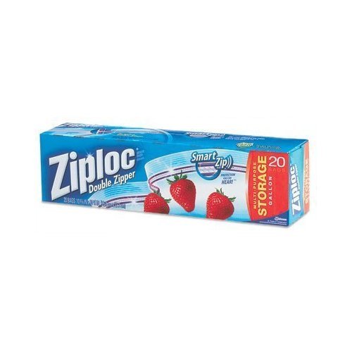 ZiplocKitchen Storage Bags 20 Gallon Bags - 2 Pack