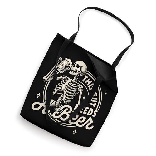 Bolso Tote Beer Lover Drinking Party Esqueleto miniatura 2
