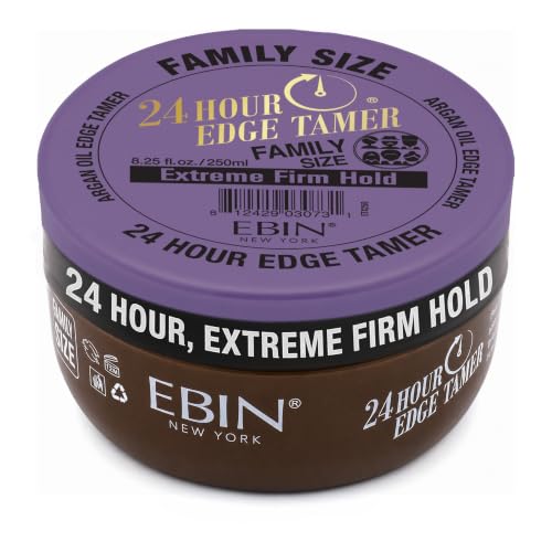 EBIN NEW YORK 24 Hour Edge Tamer Extreme Firm Hold, 8.25 Fl Oz