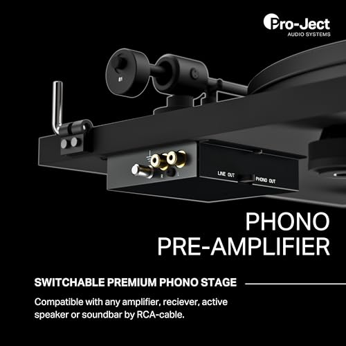 Platine vinyle Pro-Ject Primary E Phono commutable rouge salon hifi