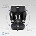Sparco i-Size-Kindersitz SK8000IBK für Kinder von 76 bis 150 cm, ECE R129/04-zertifiziert, mit ISOFIX und Top Tether, verstellbarer Kopfstütze, klappbarer Rückenlehne und 5-Punkt-Gurt, Farbe: Schwarz