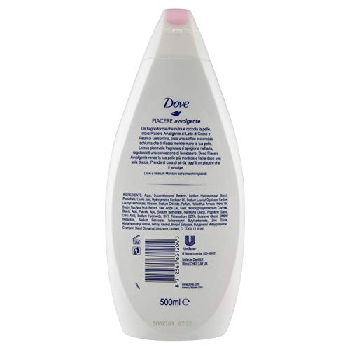 Image of Dove Relaxing Jasmine & Coconut Milk Moisturising Cream Body Wash, 450ml