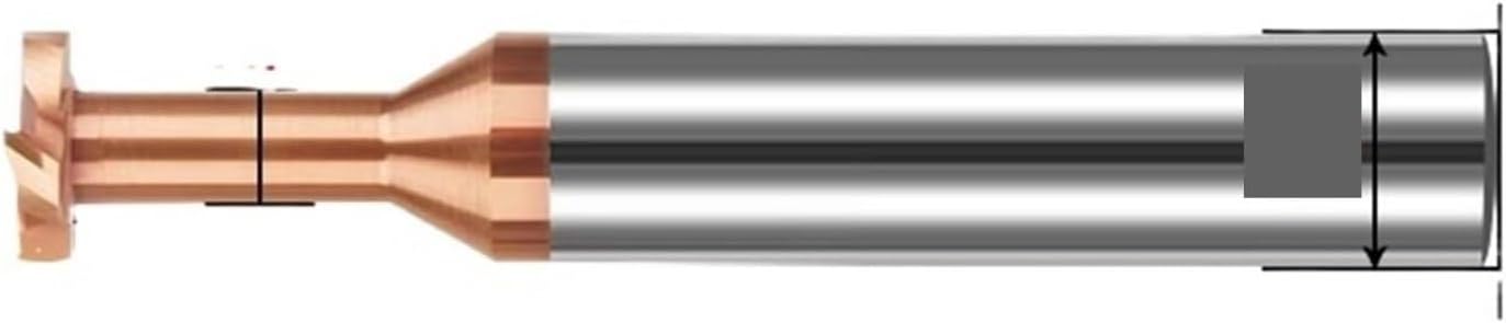 Metal Lathe, Lathe Machine, T-Slot Milling Cutter Carbide Tungsten Steel T Type Mill For And Aluminum CNC Tool,for Metal Turning(D4*3H*d1.5 * 6h*D4*50L)