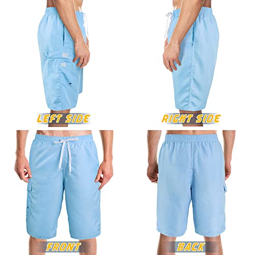 Image of Mens Swimming Trunks Swim Trunks Quick Dry Swim Shorts with Mesh Lining Funny Swimwear Bathing Suits