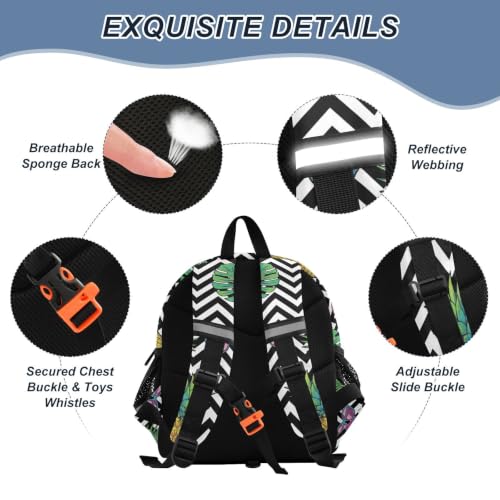 Sac à dos en laisse pour tout-petits ODAWA motif ananas taille M - 3