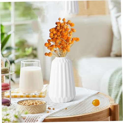 Bouquet 2PCS flores secas naranja 40 cm con tallos miniatura 6