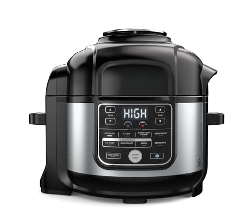 Ninja Foodi 10-in-1 Pressure Cooker & Air Fryer Combo, 6.5 Qt Stainless Steel Multi Cooker – Slow Cook, Steam, Bake, Roast, Dehydrate, Sear – Perfect for Holiday Meals & Family Gifts - OS300