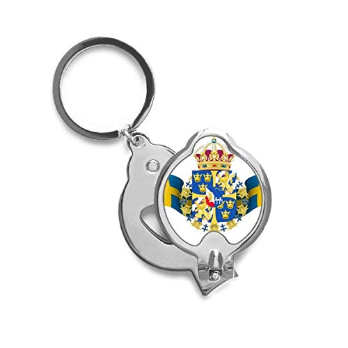 Suède National Emblem Symbole Ongle Cutter en finition acier Premium
