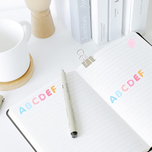 EXCEART 8 Folhas Adesivos Alfabeto Inglês Adesivo De Biscoito Parede Da Decalques Do Alfabeto Rótulo