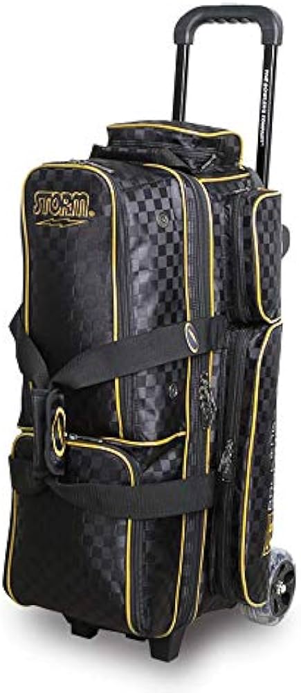 STORM ROLLING THUNDER ボウリングバッグ 黒 ゴールド Amazon