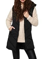 JACQUELINE DE YONG Damen Jdyskylar Otw Noos Padded Hood Waistcoat Jacke, Black 2, L EU