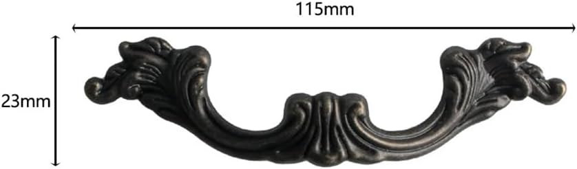 Zinc Alloy Antique Drawer Home Improvement Cabinet Wardrobe Handle Strip European Furniture Hardware