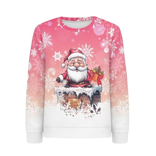 Boys Girls Sweatshirts Kids Casual Round Neck Sweatshirts Pullover Long Sleeve Sweatshirts Soft Comfy Tops S-XL3