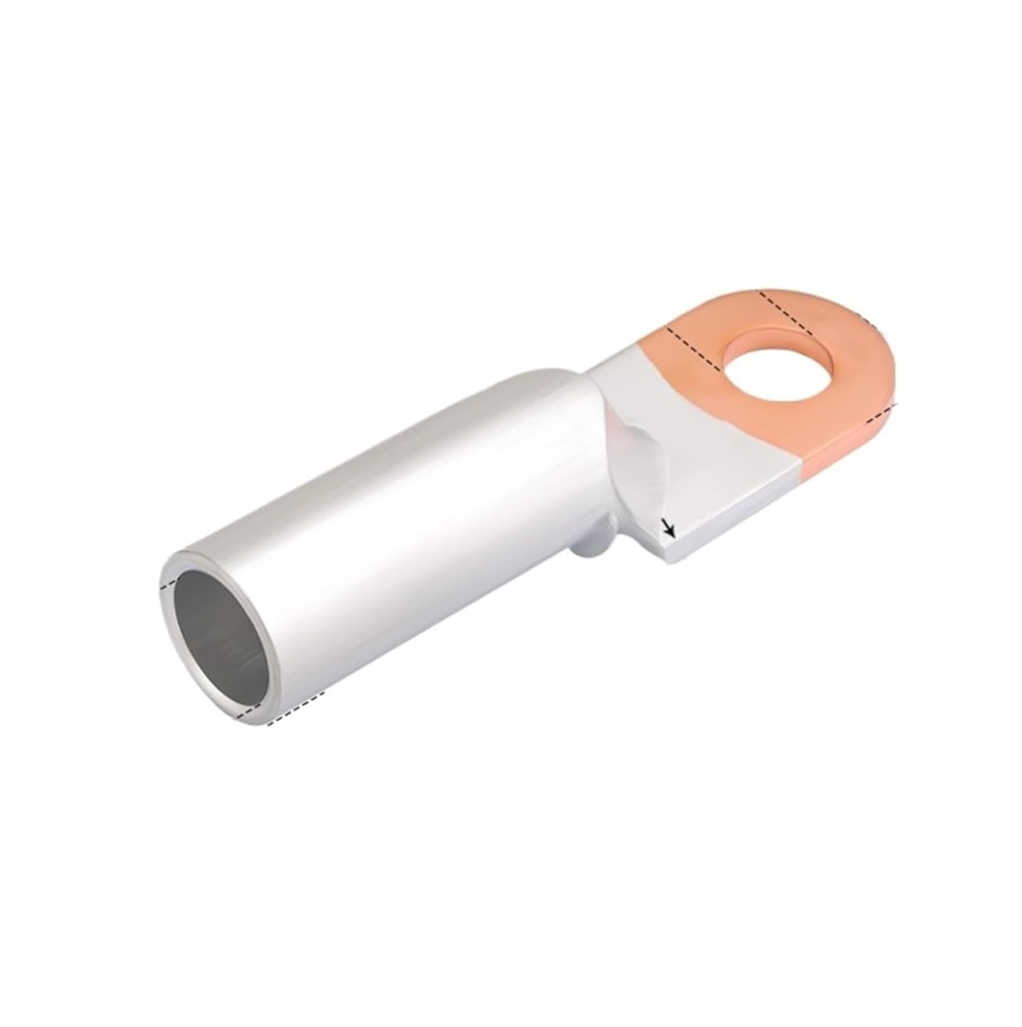 DTL Copper-Aluminum Wire Terminal Block Wire Connector Small Head Copper-Aluminum Transition Wiring(Hydraulic tongs-300)