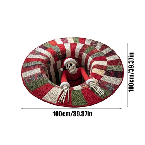 Tapis de Noël 3D pour décoration d'hiver de cuisine et salon