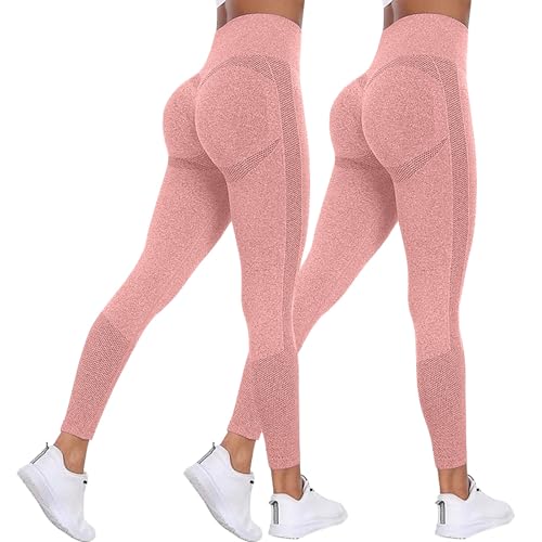 Leggings taille haute lot de 2 pantalons anti-glissement contrôle du ventre gym