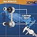 K750125 K750126 2 Pcs For 2006-2015 CSX ILX Civic Rear Suspension Sway Stabilizer Bar End Drop Link Kit Zinc-Nicky Alloy Left & Right Automotive Replacement Parts 52321-SNA-A01 51320-SNA-A02
