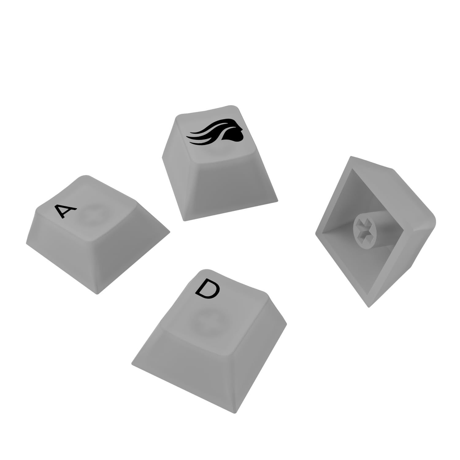 GLORIOUS Gaming - GLORIOUS Polychroma RGB Keycaps, lichtdurchlässig, für mechanische 100%-, 75%- 65%- und 60%-Gaming-Tastaturen, Windows & macOS - Deutsche QWERTZ-Belegung