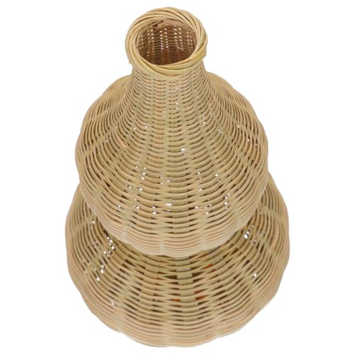 Rattan Woven Flower Vase High Wicker Decorative Vases Handmade Rustic for Floral Arrangements Home Office Decorations - Image 6