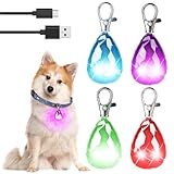 【3 Blinkmodis】leuchtanhänger hund Ein-Tasten-Steuerung für einfacheren Moduswechsel. Das Sicherheits LED Blinklicht für Haustier haben 3 blinkende Modelle. Das erste Drücken ist für Konstantes Litch, das zweite Drücken ist für schnell Blinken, das dritte Drücken ist für langsames Blinken. Es reicht aus, das gewünschte Blinklicht auszuwählen.
