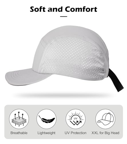 Image of XL XXL Hat Mens Big Head, Performance Golf Hat for Men Women Water-Resistant Sun Hat Adjustable Summer Sport Cap Outwork