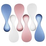 PRETYZOOM 6-teiliges Reislöffel-set Zum Aufstellen, Antihaftbeschichtet, Hitzebeständig, Reiskocher-utensil, Kunststoff-schaufel, Servierlöffel, Küchen-kochwerkzeug