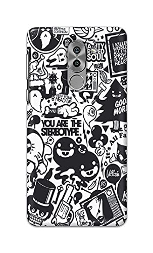 Image of Printed Hard Back Cover Case for Honor 6X Back Cover (Mixed Cartoon) -1302