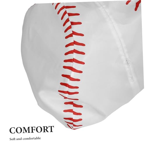 Pouf de rangement peluche baseball confortable pour garçon - 4