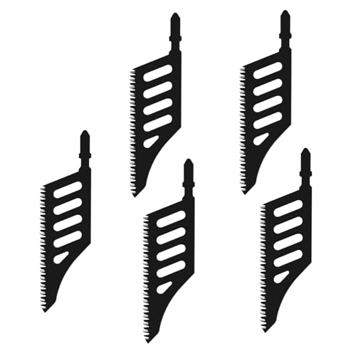 Dovishire Jigsaw Blade Cutting Tool 112mm (4.41Inch) Jigsaw Blades Cutter for Wood Plastics Aluminum & Tight Spaces Fast Cutting Tool Saw Blades Part (5 Pes)