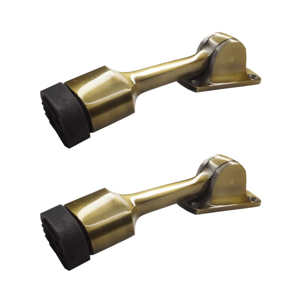 Sun Shield Door Stoppers Rubber for Home with Screw Super Bullet, Antique Finish, 6 Inch, Set of 2 (B09GM7L8RX) Amazon Price History, Amazon Price Tracker