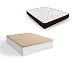 HOGAR24 ES | Pack de Canapé Abatible Gran Capacidad + Colchón Viscoelástico Dream Flex 18 | Canapé Color Ártico | Medidas: 150x190 cm
