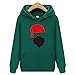 Produktbild HuaCat Kapuzenpullover Unisex Damen Mans Weihnachten Weihnachtsmann Schneemann Hoodies Tops Hoodie Sweatershirt Pullover Weihnachtspullover Weihnachtsbluse Kapuzenpulli Kapuzenjacke
