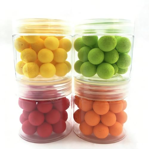 120 piezas flotantes para pesca de carpa, 4 colores, 12 mm miniatura 4