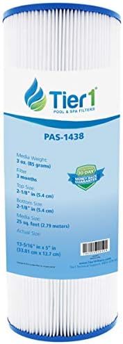 Tier1 Pool & Spa Filter Cartridge | Replacement for Dynamic 17-2327, Pleatco PRB25-IN, 817-2500, R173429, Unicel C-4326, and More | 30 sq ft Pleated Fabric Filter Media